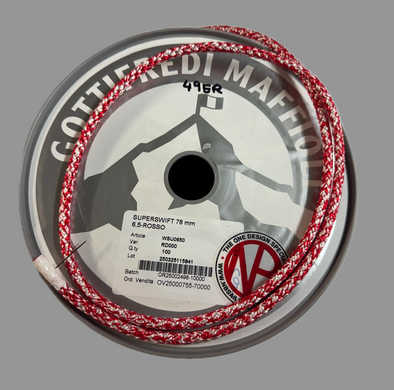 Gottifredi Maffioli Superswift 6.5mm RED - by the metre