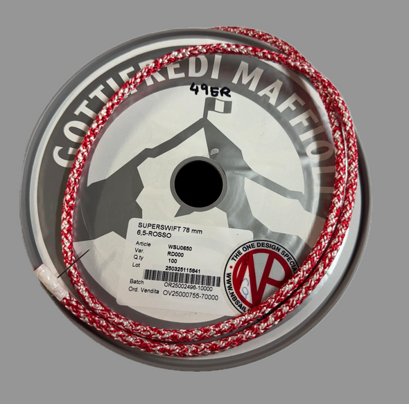 Gottifredi Maffioli Superswift 6.5mm RED - by the metre