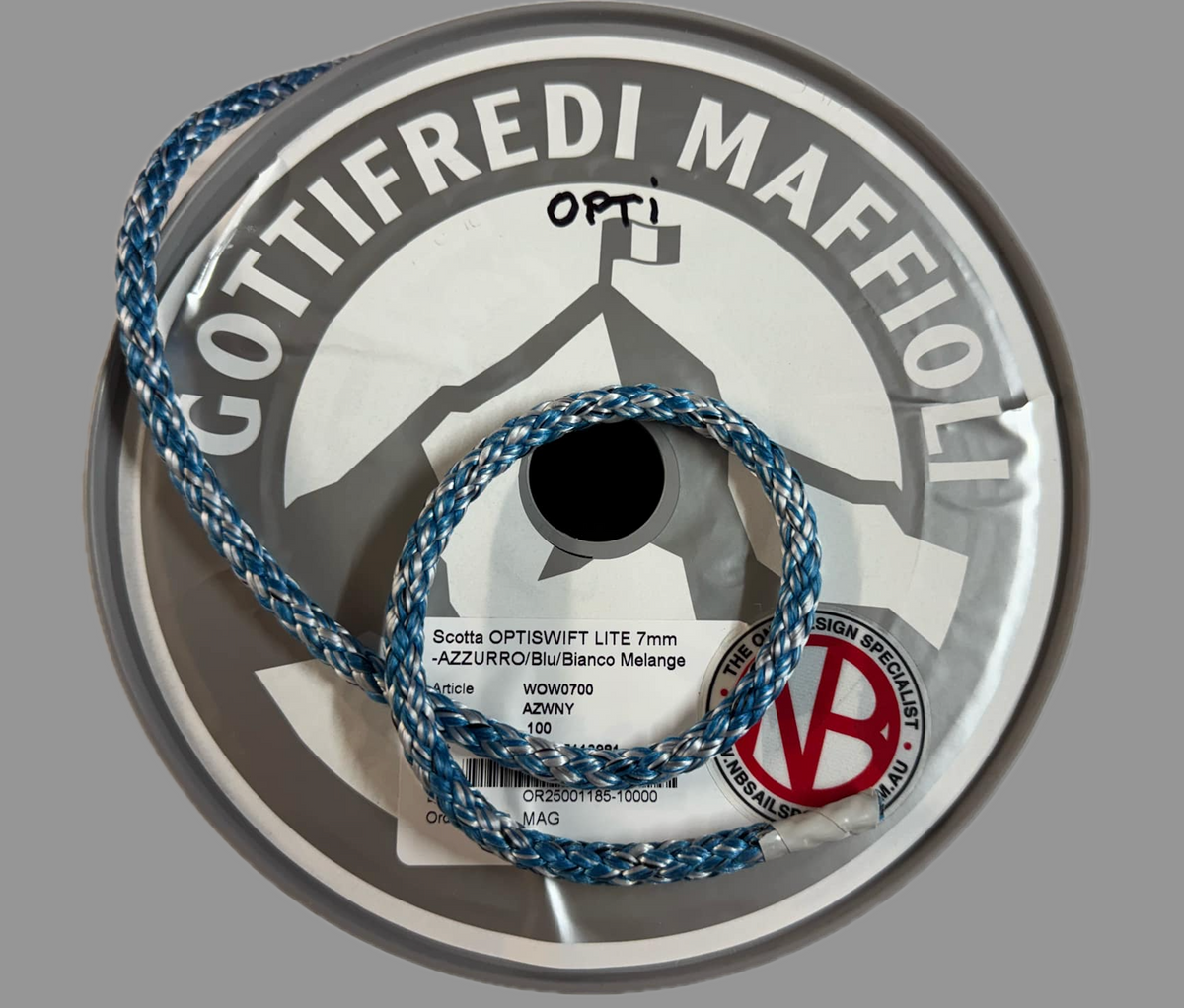 Gottifredi Maffioli Optiswift Lite mainsheet rope - 7mm - by the metre ...