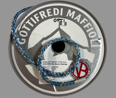 Gottifredi Maffioli Optiswift Lite mainsheet rope - 7mm - by the metre