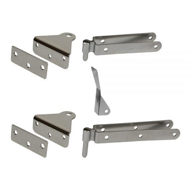 Optimist Rudder fittings for Rudder and Transom (set)