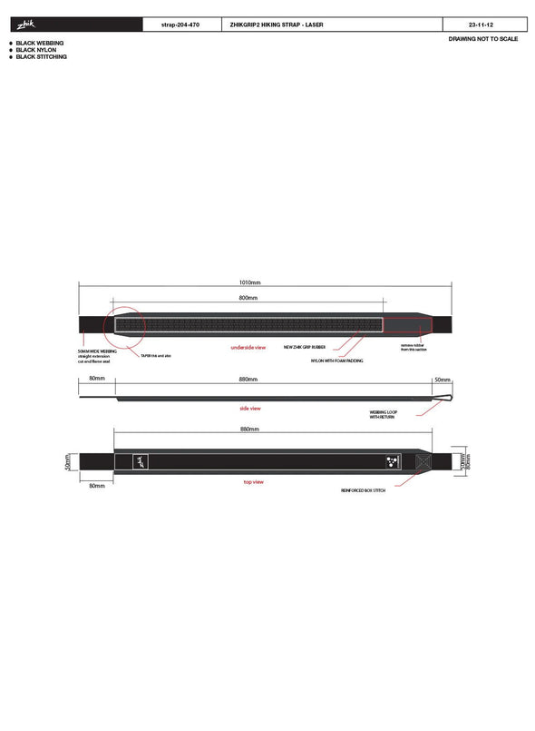 470 Zhikgrip II Hiking Strap